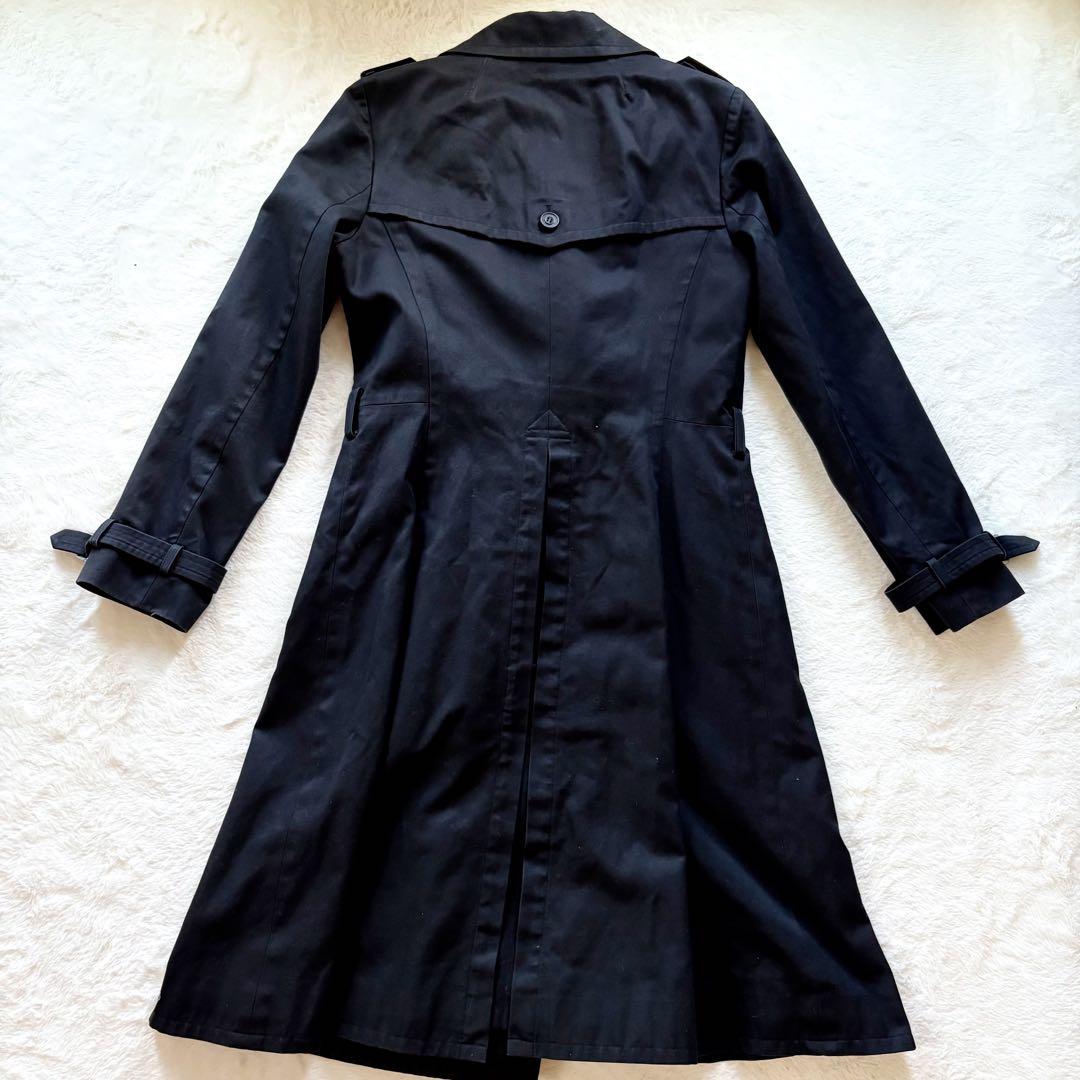 バーバリーブルーレーベル　トレンチコート　ノバチェック　ライナー　黒　L