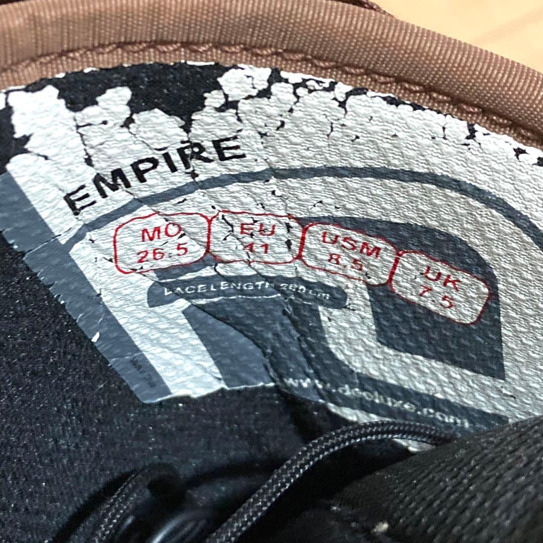 人気✨DEELUXE ディーラックス EMPIREエンパイア ブラウン 26.5