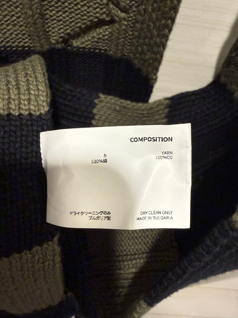 KIKO KOSTADINOV ボーダーマフラー