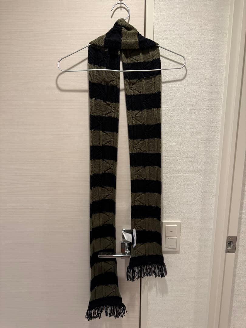 KIKO KOSTADINOV ボーダーマフラー