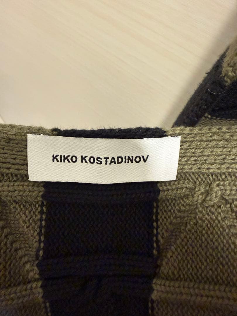 KIKO KOSTADINOV ボーダーマフラー