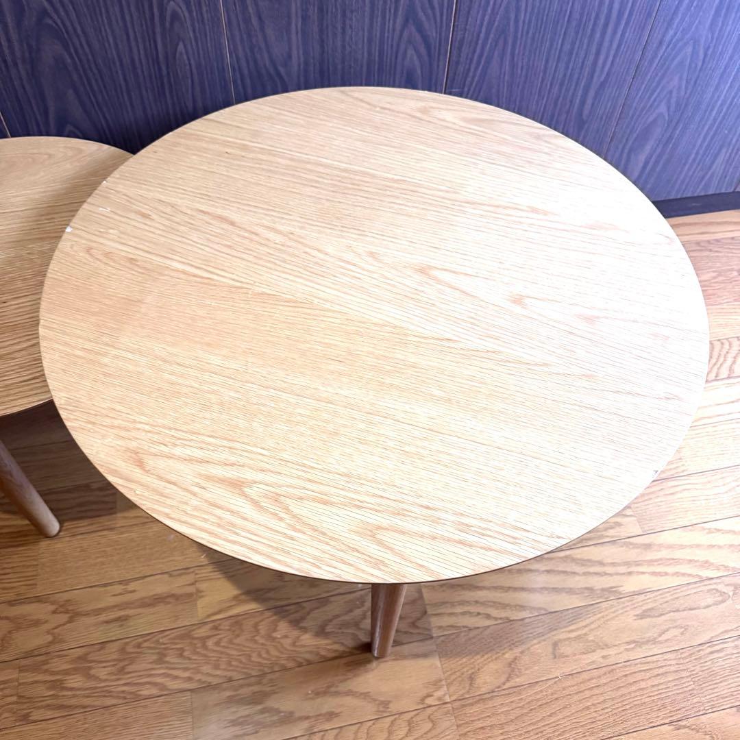 高野木工　リビングテーブル　丸テーブル　バルーンテーブル