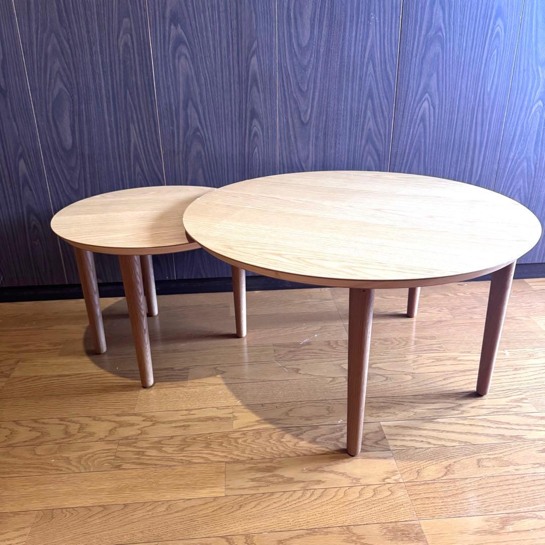 高野木工　リビングテーブル　丸テーブル　バルーンテーブル