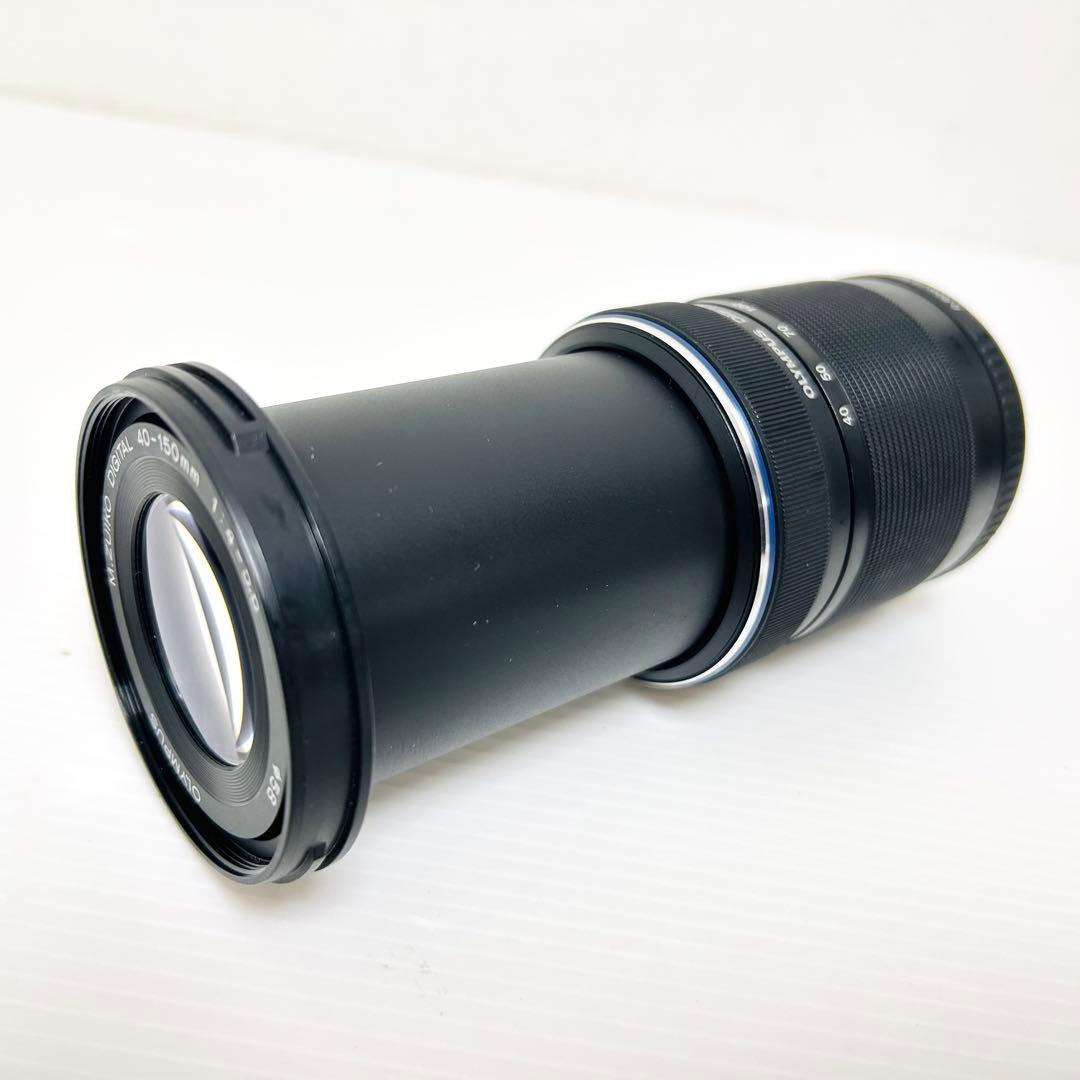 OLYMPUS 望遠レンズ M.ZUIKO 40-150mm R ED ブラック