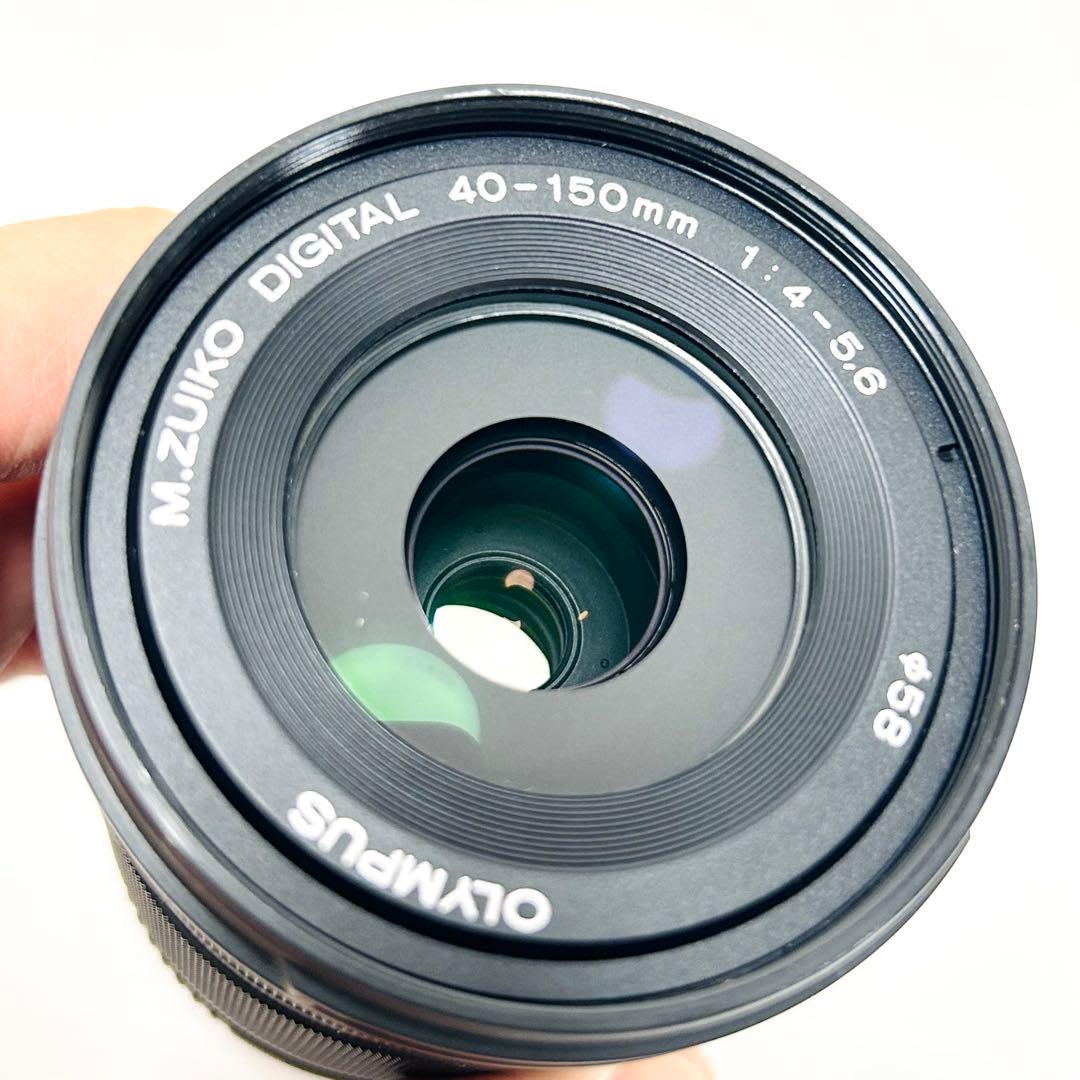 OLYMPUS 望遠レンズ M.ZUIKO 40-150mm R ED ブラック
