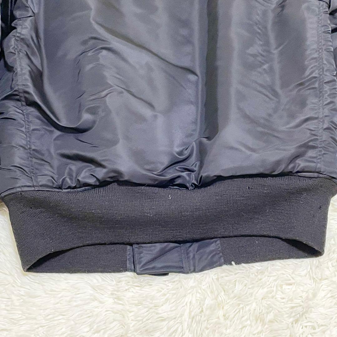 バズリクソンズ ウィリアムギブソン フライトジャケット MA-1 ブラック42