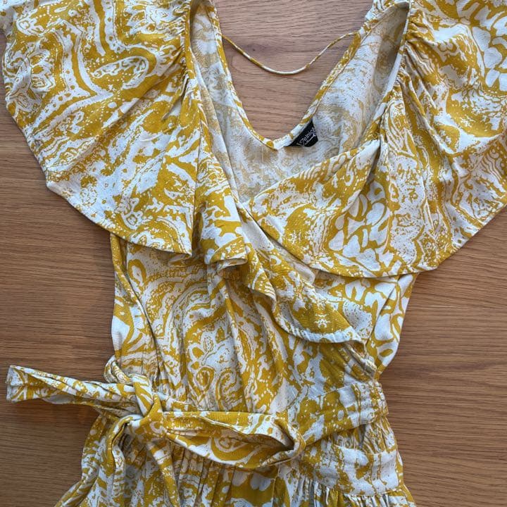 ヴェルニカ　カシュクールサロペット　EMMEL REFINES限定レモンカラー