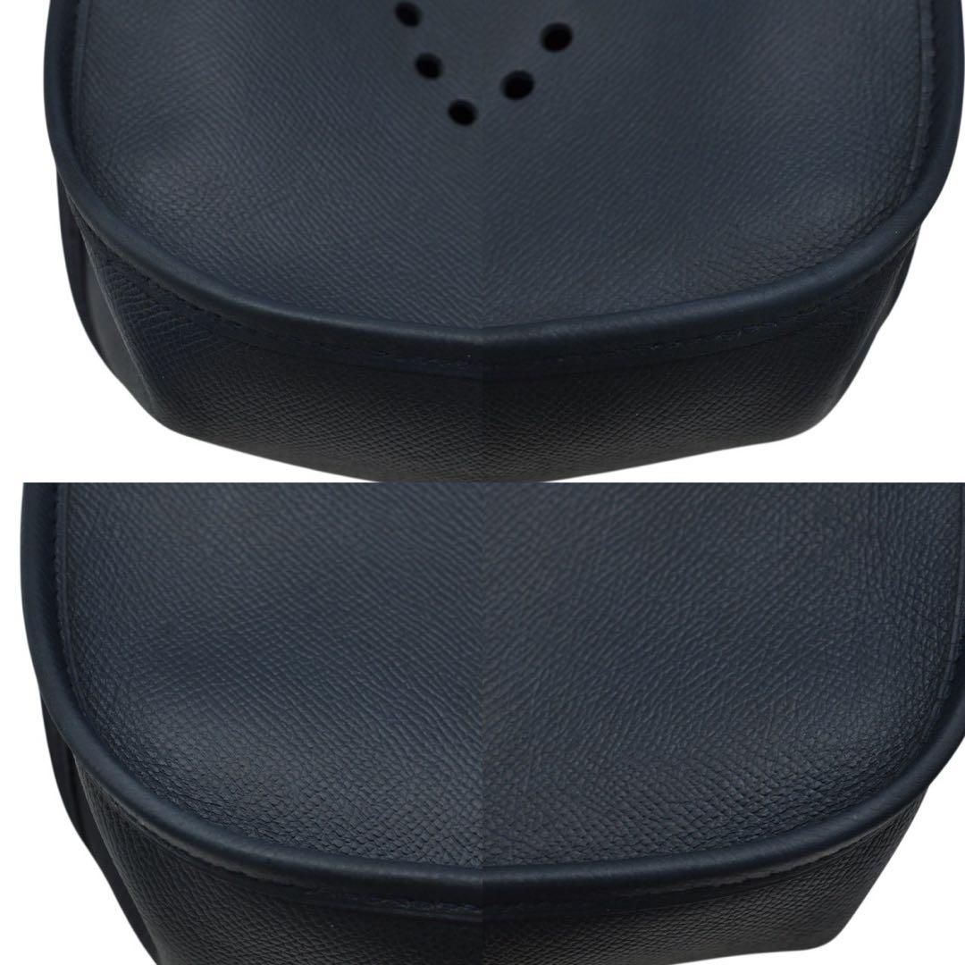 HERMES エヴリン 1 GM ショルダーバッグ ダークネイビー 〇Y刻印