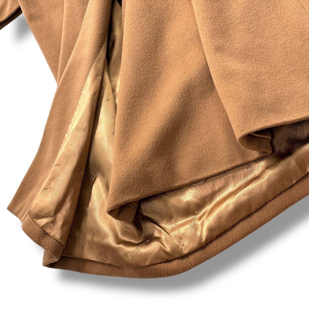 極美品】アクアスキュータム　カシミヤ100　 トレンチコート　ダブル　ロング