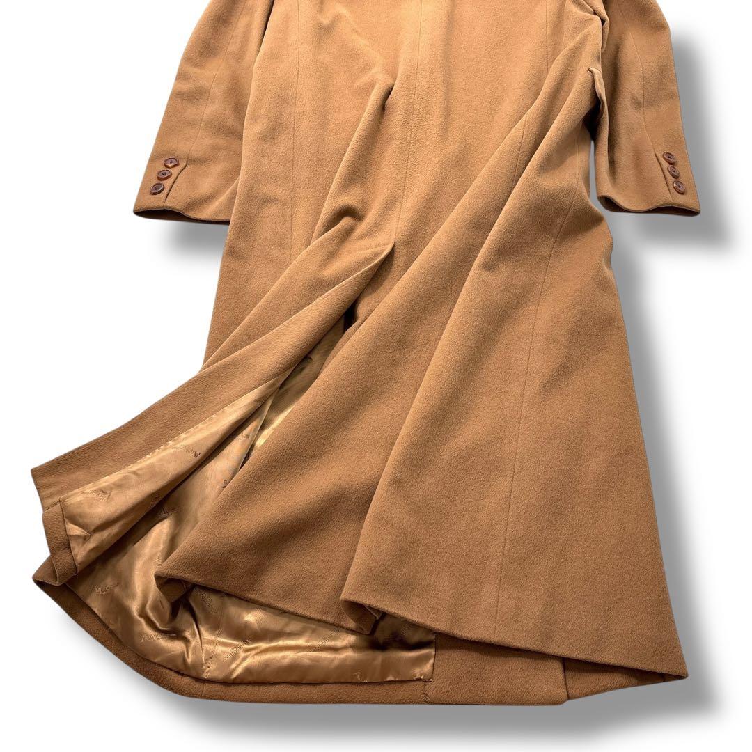 極美品】アクアスキュータム　カシミヤ100　 トレンチコート　ダブル　ロング