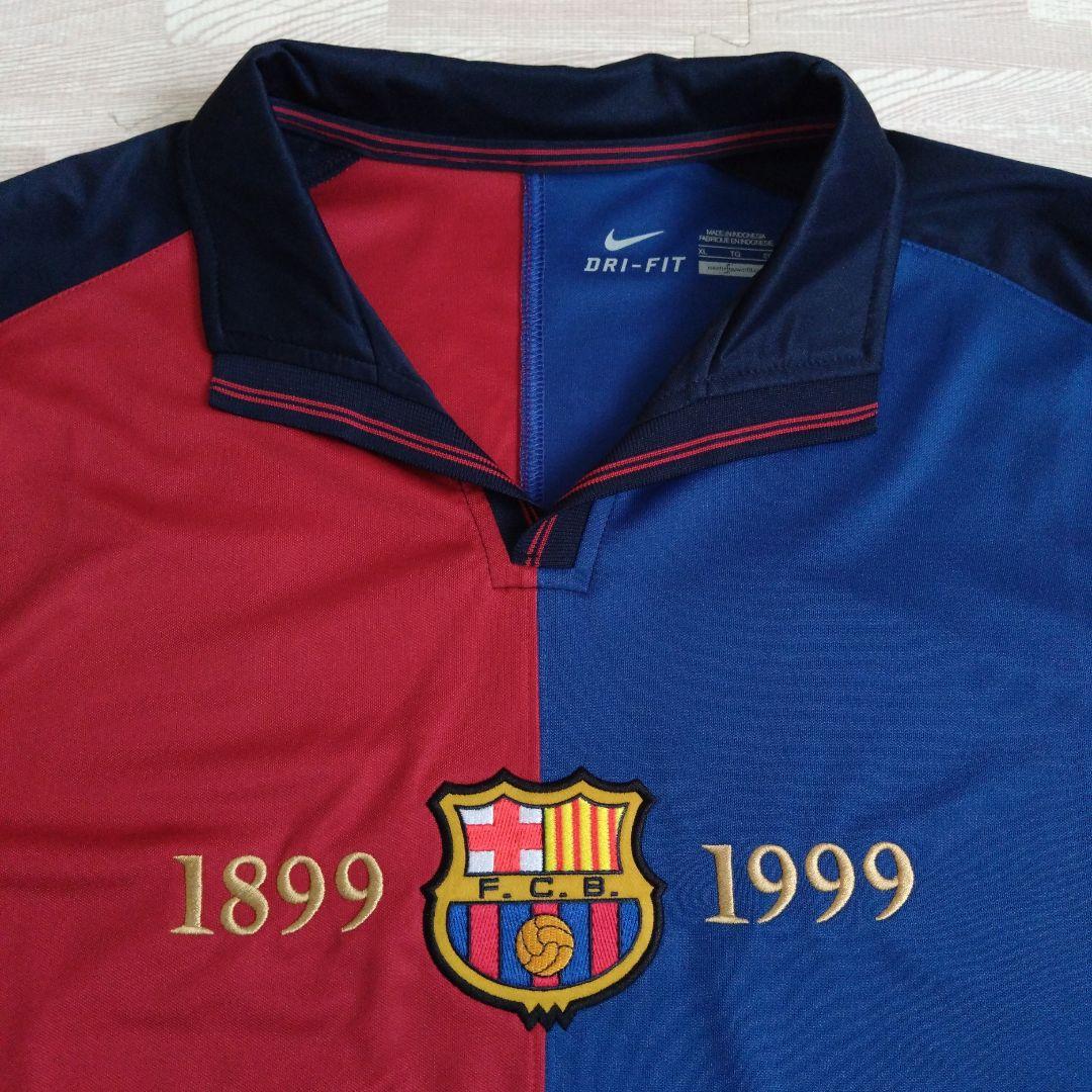 バルセロナ 100周年 ナイキ正規品 復刻 レプリカユニフォーム ホーム 半袖