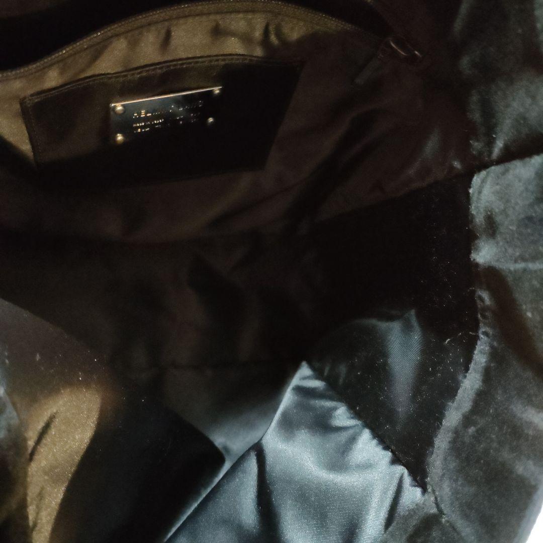 ヘルムートラング ベロアバッグ ブラック 本人期 ベルベット