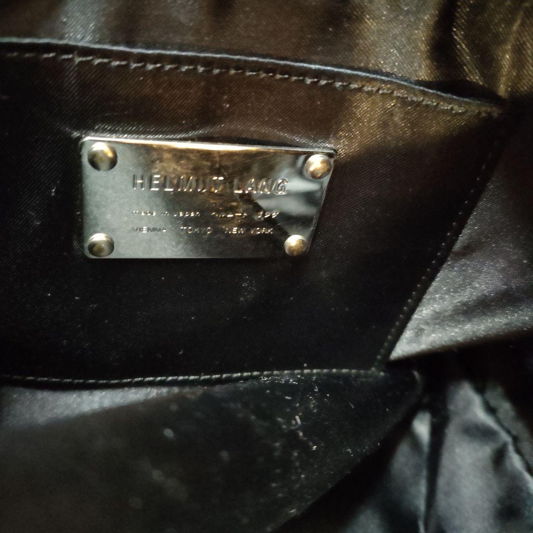 ヘルムートラング ベロアバッグ ブラック 本人期 ベルベット