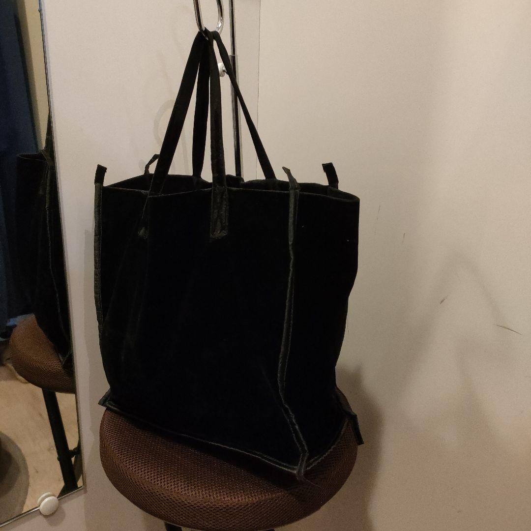 ヘルムートラング ベロアバッグ ブラック 本人期 ベルベット