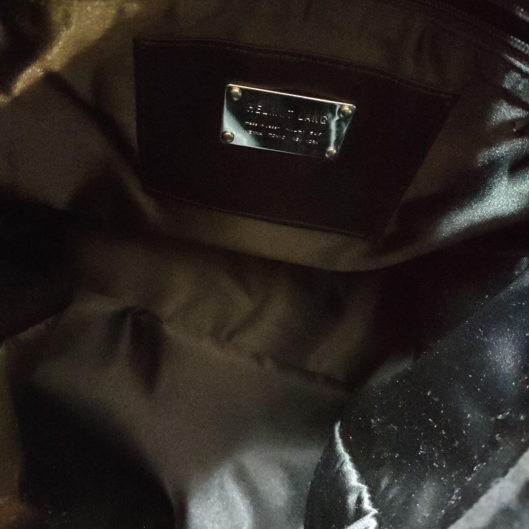 ヘルムートラング ベロアバッグ ブラック 本人期 ベルベット