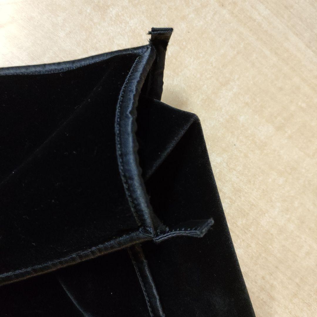 ヘルムートラング ベロアバッグ ブラック 本人期 ベルベット