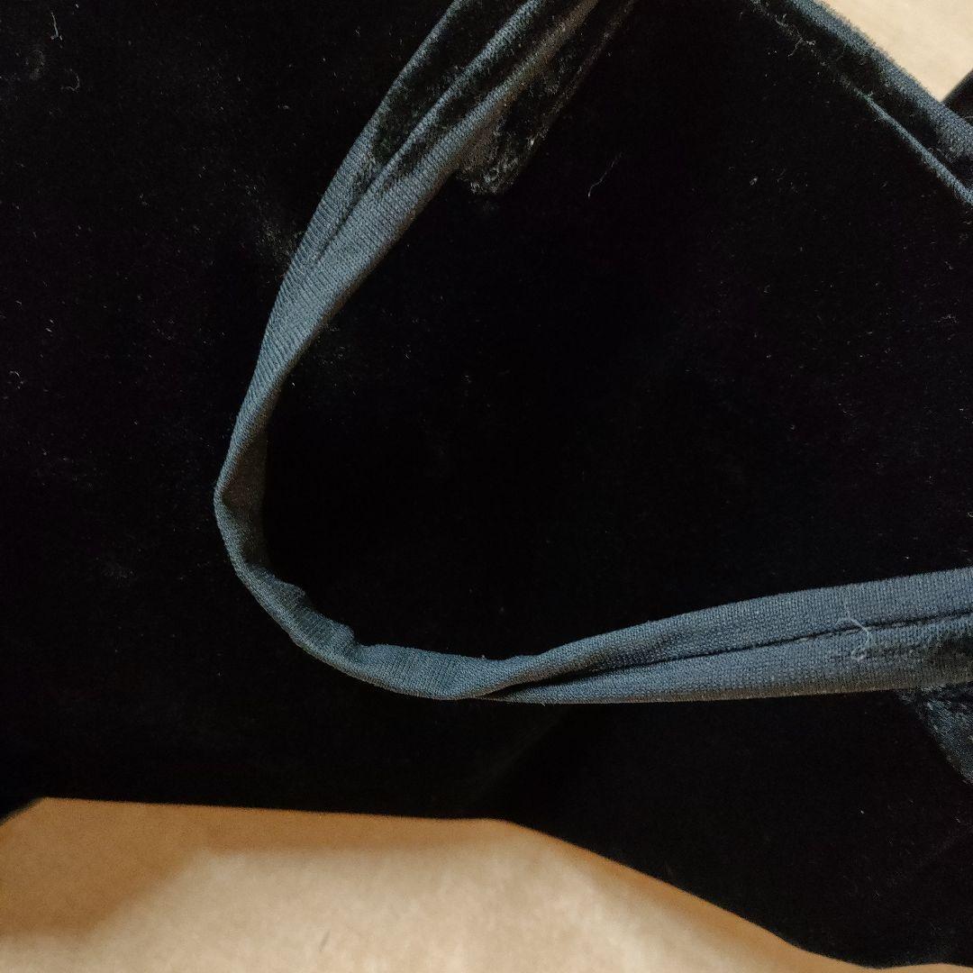 ヘルムートラング ベロアバッグ ブラック 本人期 ベルベット