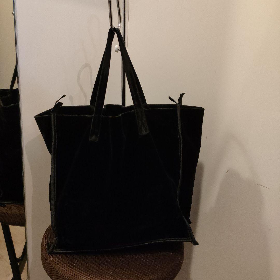 ヘルムートラング ベロアバッグ ブラック 本人期 ベルベット