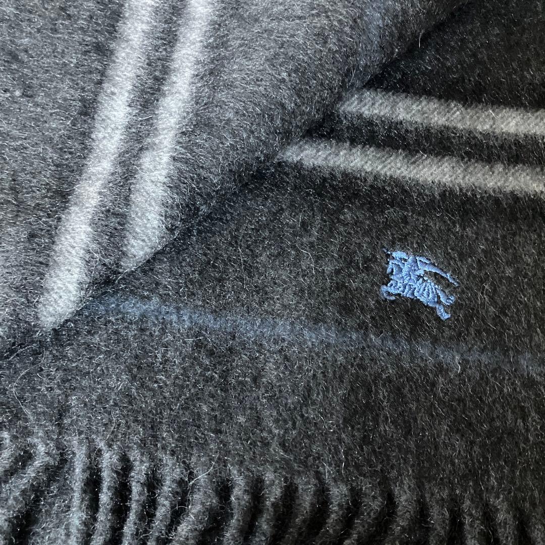 BURBERRY BLACK LABEL カシミア100％マフラー