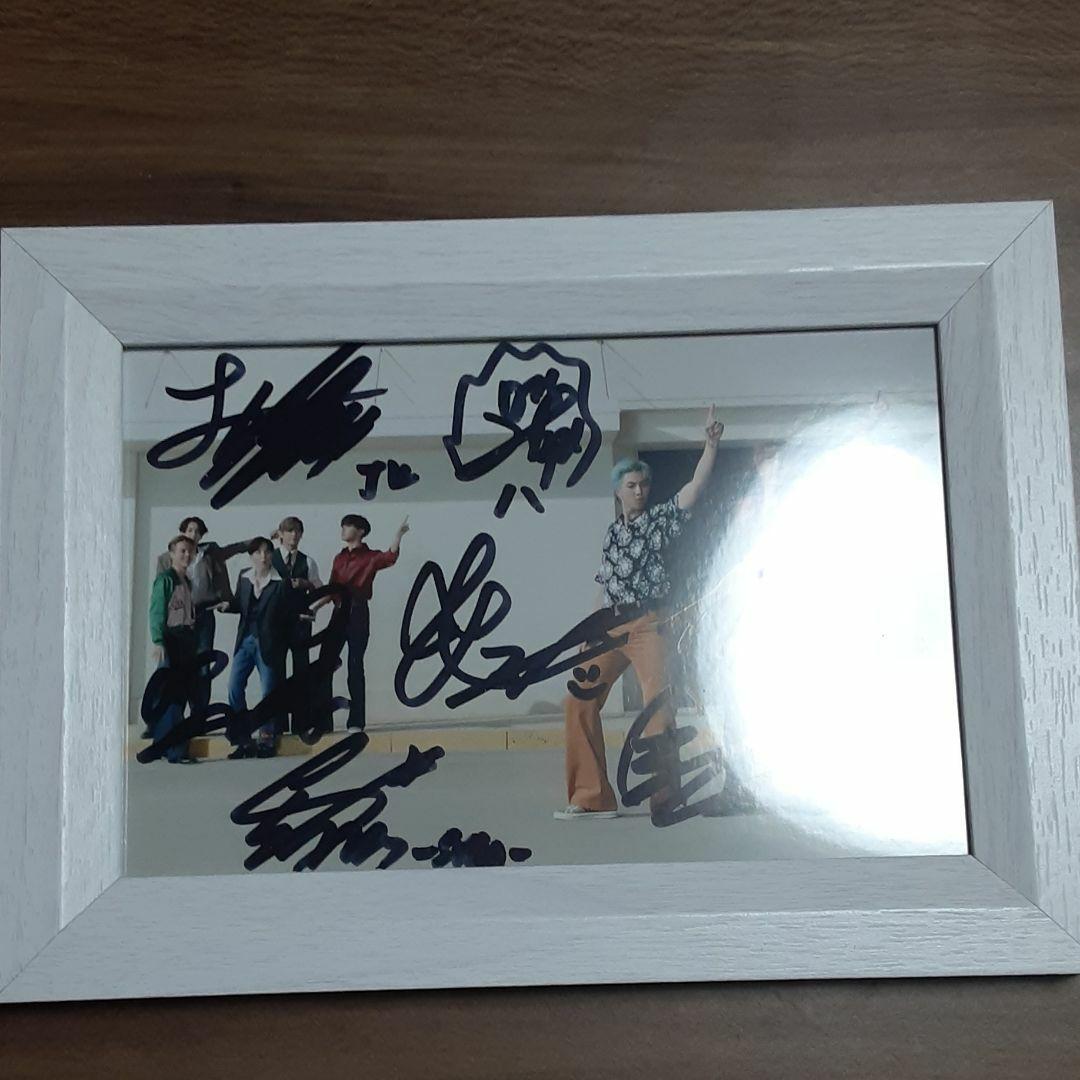 Bts全員直筆サイン  公式