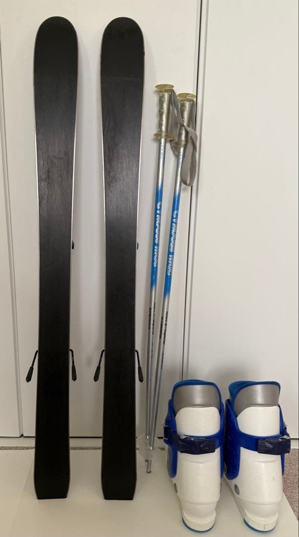 カザマ　KAZANA キッズスキーセット 板100cm ブーツ23cm