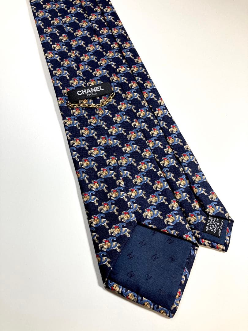 ✨極美品✨ CHANEL シャネル　ネクタイ　ココマーク　馬　激レア