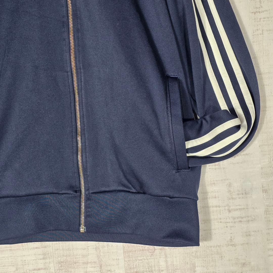 【極希少サイズ2XL】アディダス SST TT トラックジャケット 紺 金ジップ