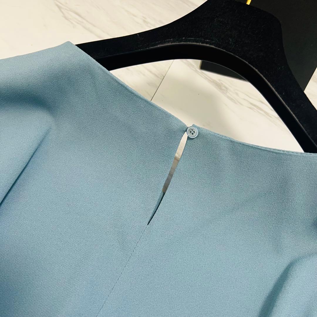 美品♡ マックスマーラ ロングワンピース リボンベルト フレア L相当