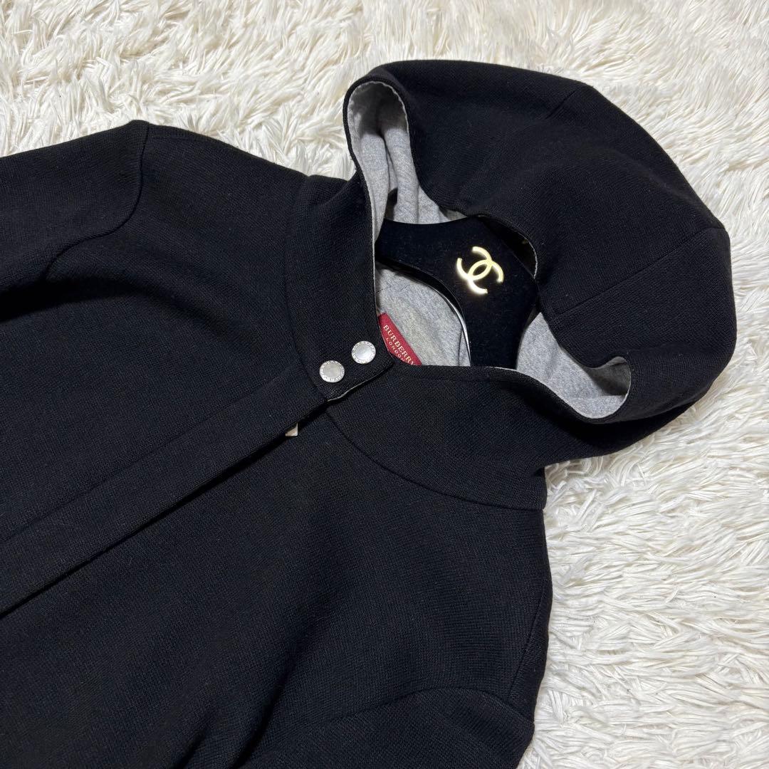 Burberry London ノバチェック 裏地 フード付 ロングコート 40