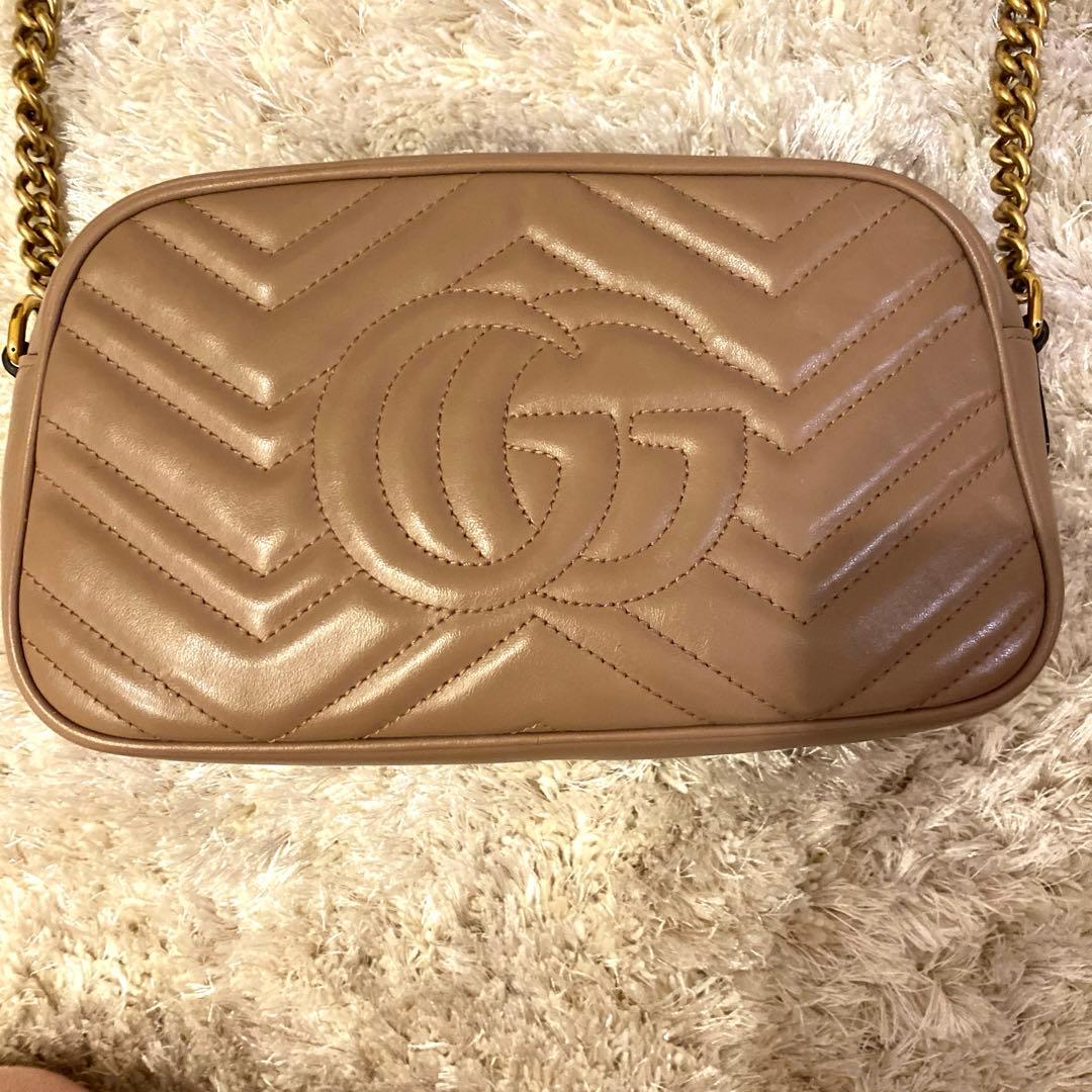 GUCCI グッチ GGマーモント スモールショルダーバッグ