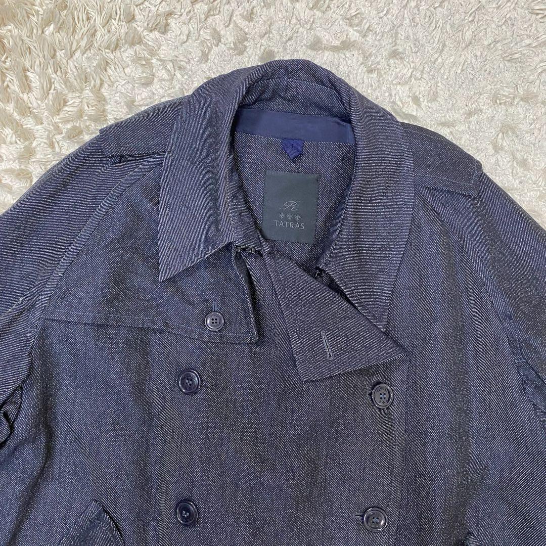 タトラス　トレンチコート　インディゴ　03 MTK17S441