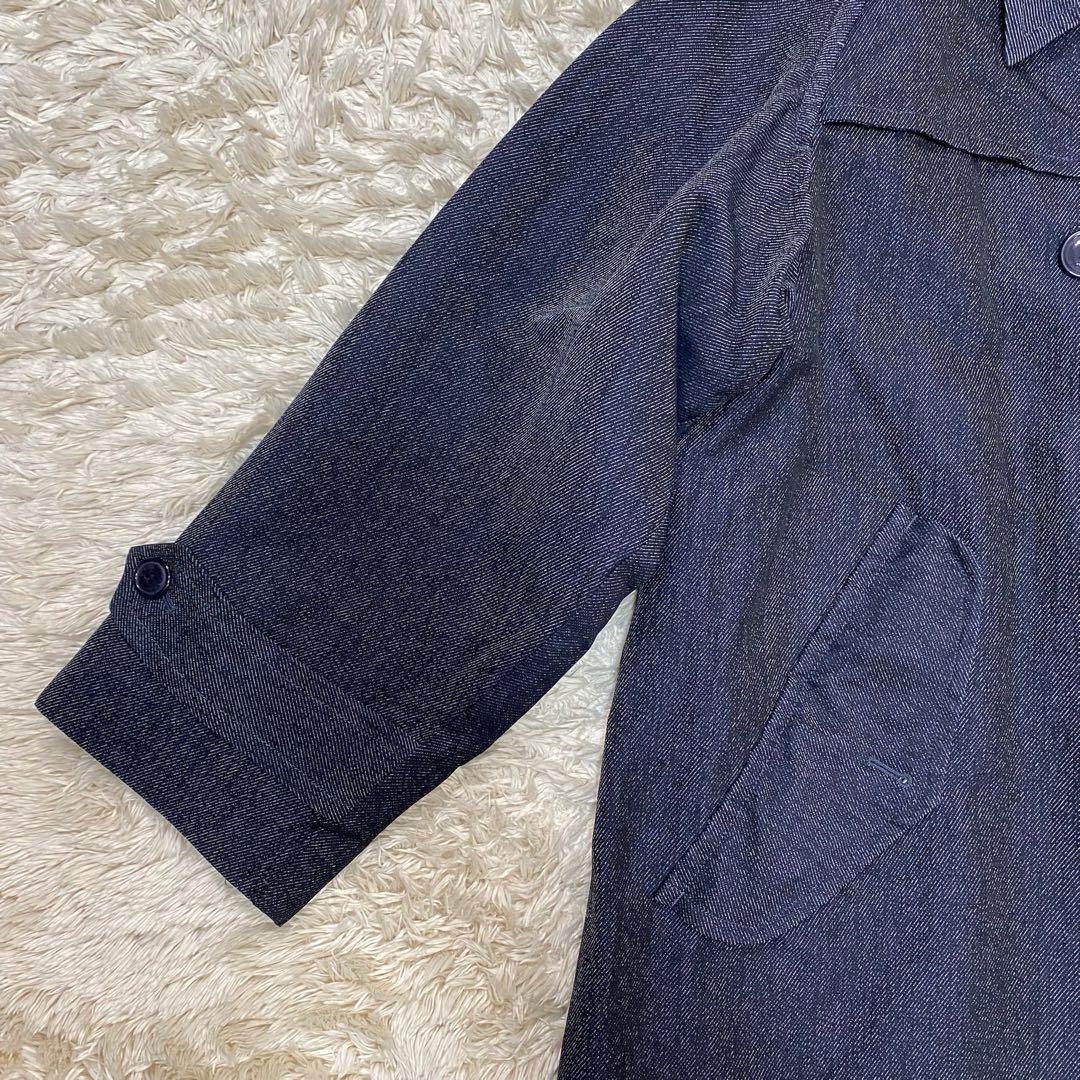 タトラス　トレンチコート　インディゴ　03 MTK17S441