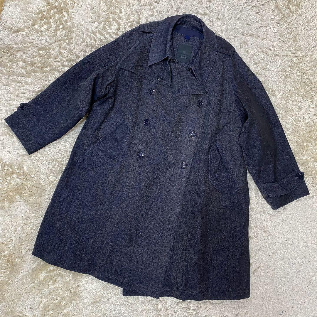 タトラス　トレンチコート　インディゴ　03 MTK17S441