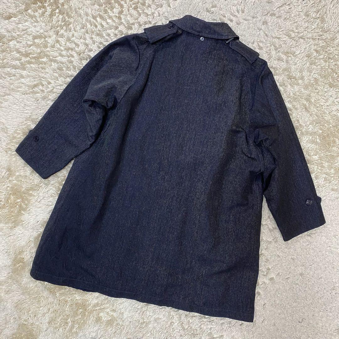 タトラス　トレンチコート　インディゴ　03 MTK17S441
