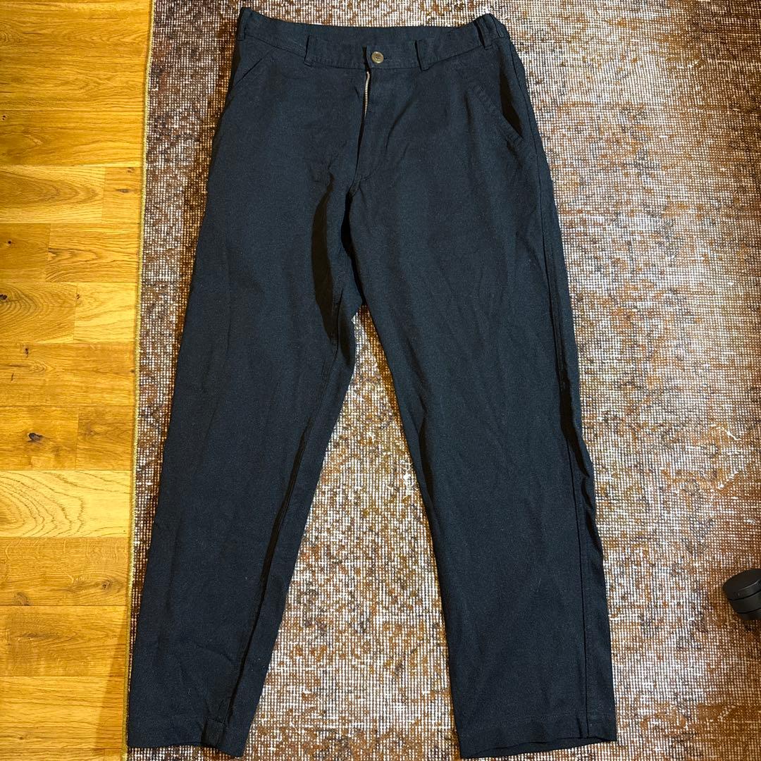 コムデギャルソンシャツ ポリ縮絨パンツ 2025SS