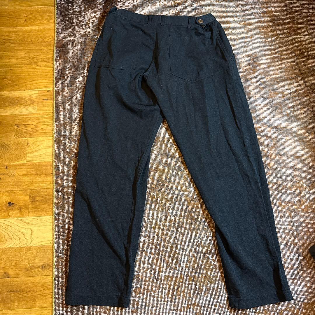 コムデギャルソンシャツ ポリ縮絨パンツ 2025SS