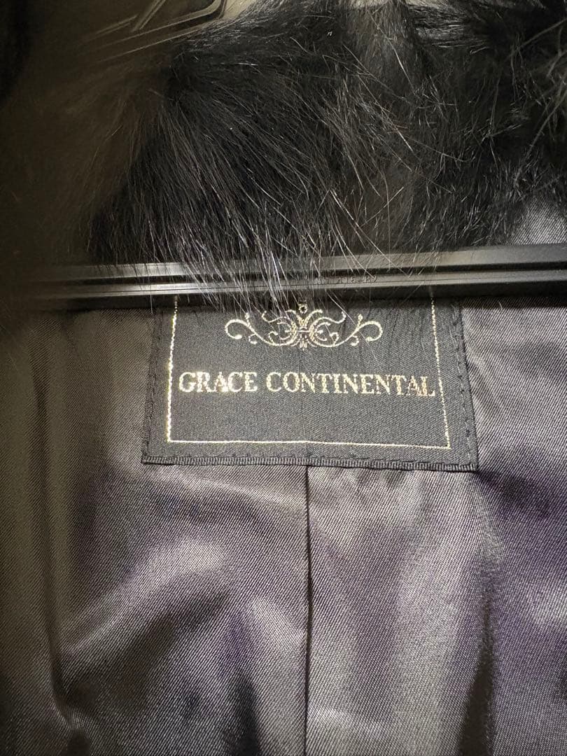 グレースコンチネンタル♡黒ファーベスト　ジレ