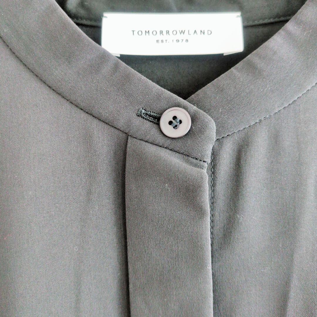 美品 トゥモローランド プリーツ シャツワンピース ペチコート付き 綺麗め