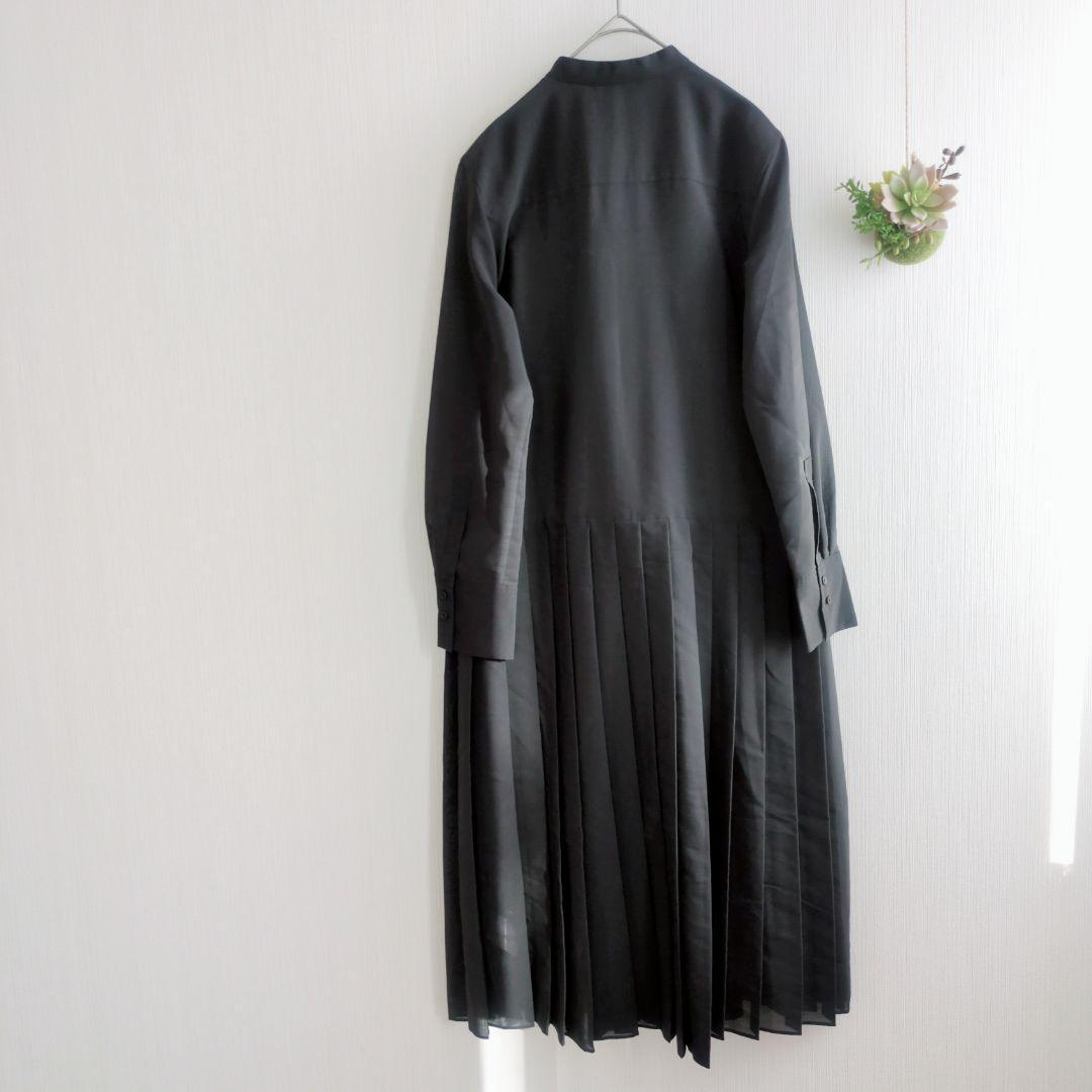 美品 トゥモローランド プリーツ シャツワンピース ペチコート付き 綺麗め