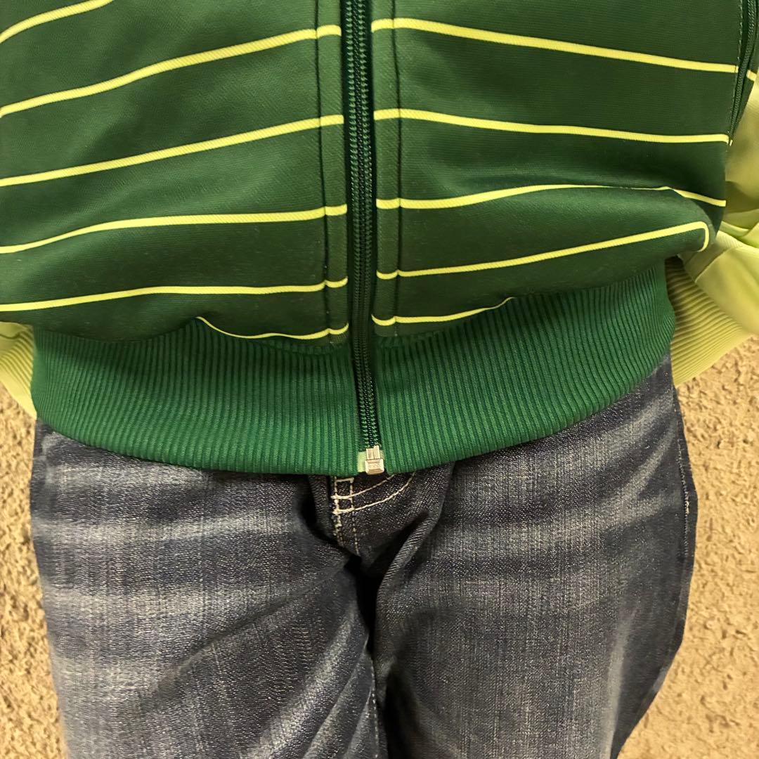 90s⭐︎adidas 万国旗タグ トラックジャケット 希少2XO 刺繍ボーダー