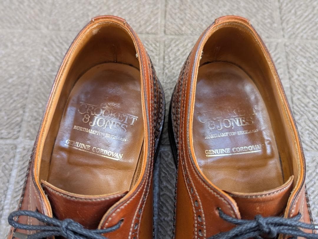 は*や様 クロケット＆ジョーンズ CHEVIOT ウイスキー コードバン 8E