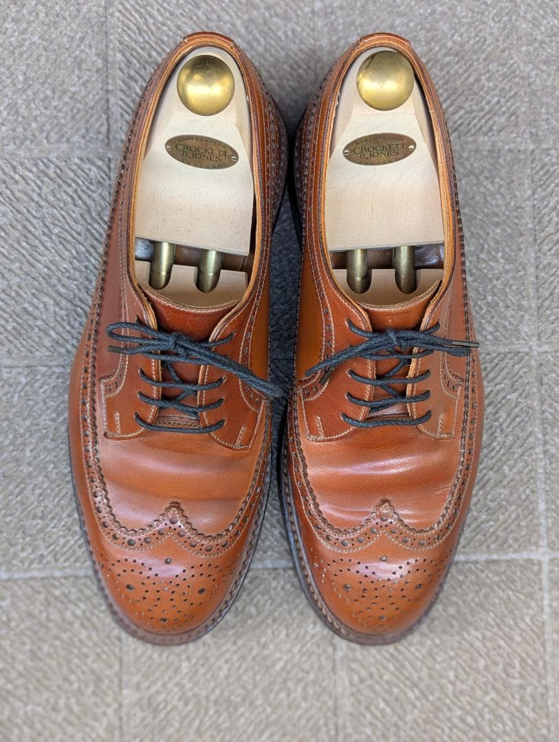 は*や様 クロケット＆ジョーンズ CHEVIOT ウイスキー コードバン 8E