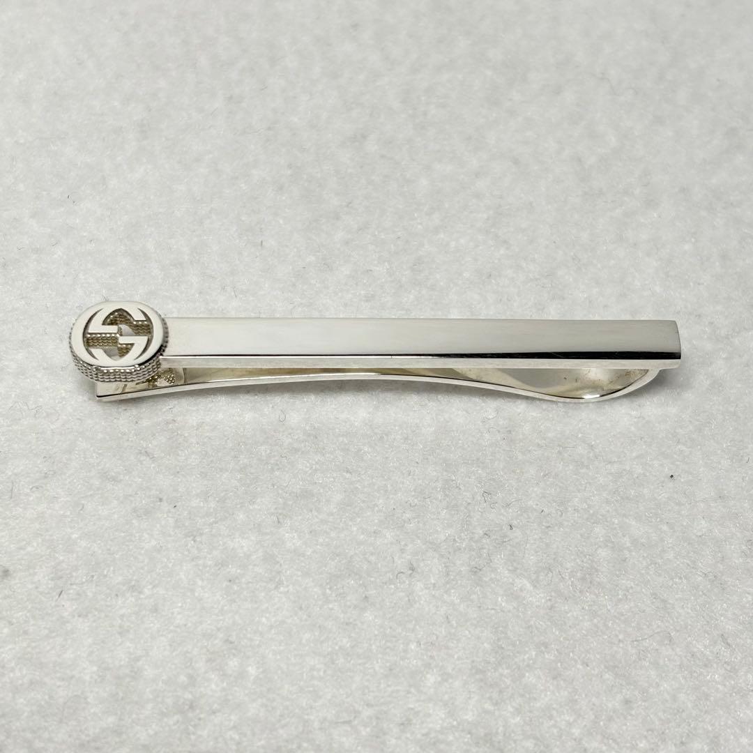 GUCCI★ネクタイピン インターロッキング シルバー925 卒業式 パーティー