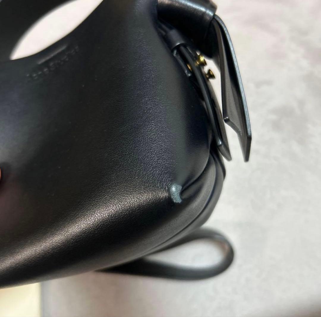 b*n様 Acne Studios 黒 レザー ショルダーバッグ 保存袋付き