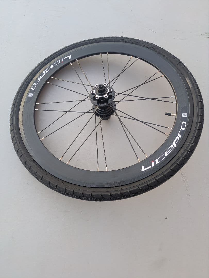 LitePro 451サイズ DB用ホイールセット　タイヤ、クイックリリース付き