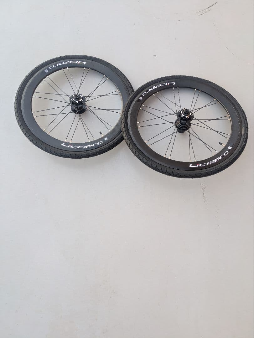 LitePro 451サイズ DB用ホイールセット　タイヤ、クイックリリース付き