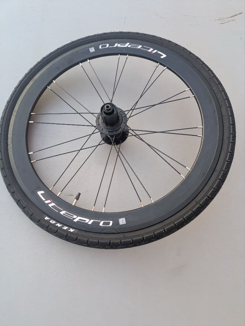 LitePro 451サイズ DB用ホイールセット　タイヤ、クイックリリース付き