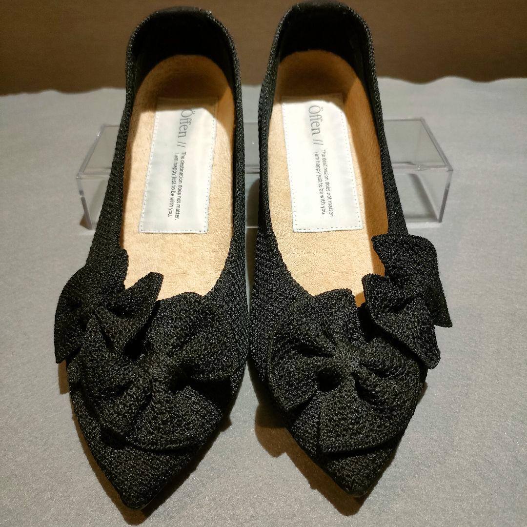 offen オッフェン ポインテッドトゥ パンプス サイズ38