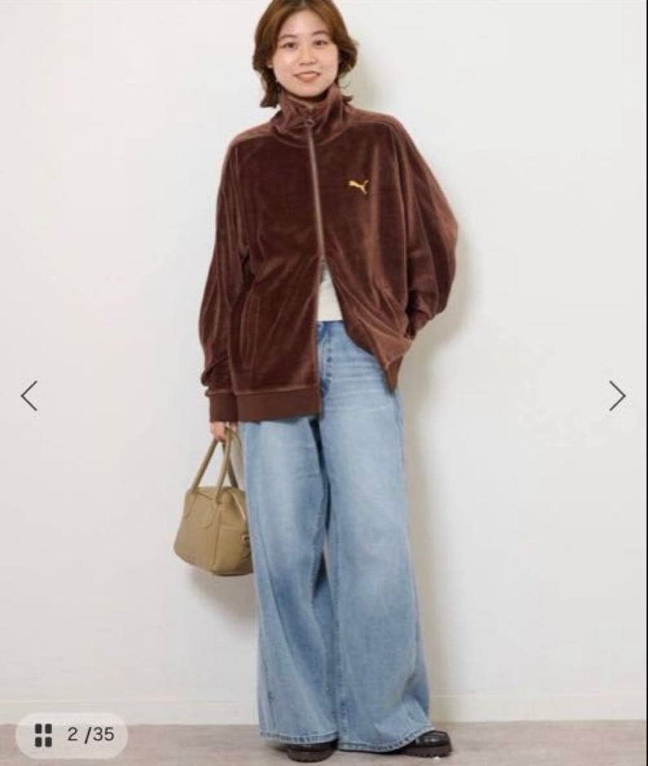 別注【PUMA / プーマ】T7JKT ブラウン