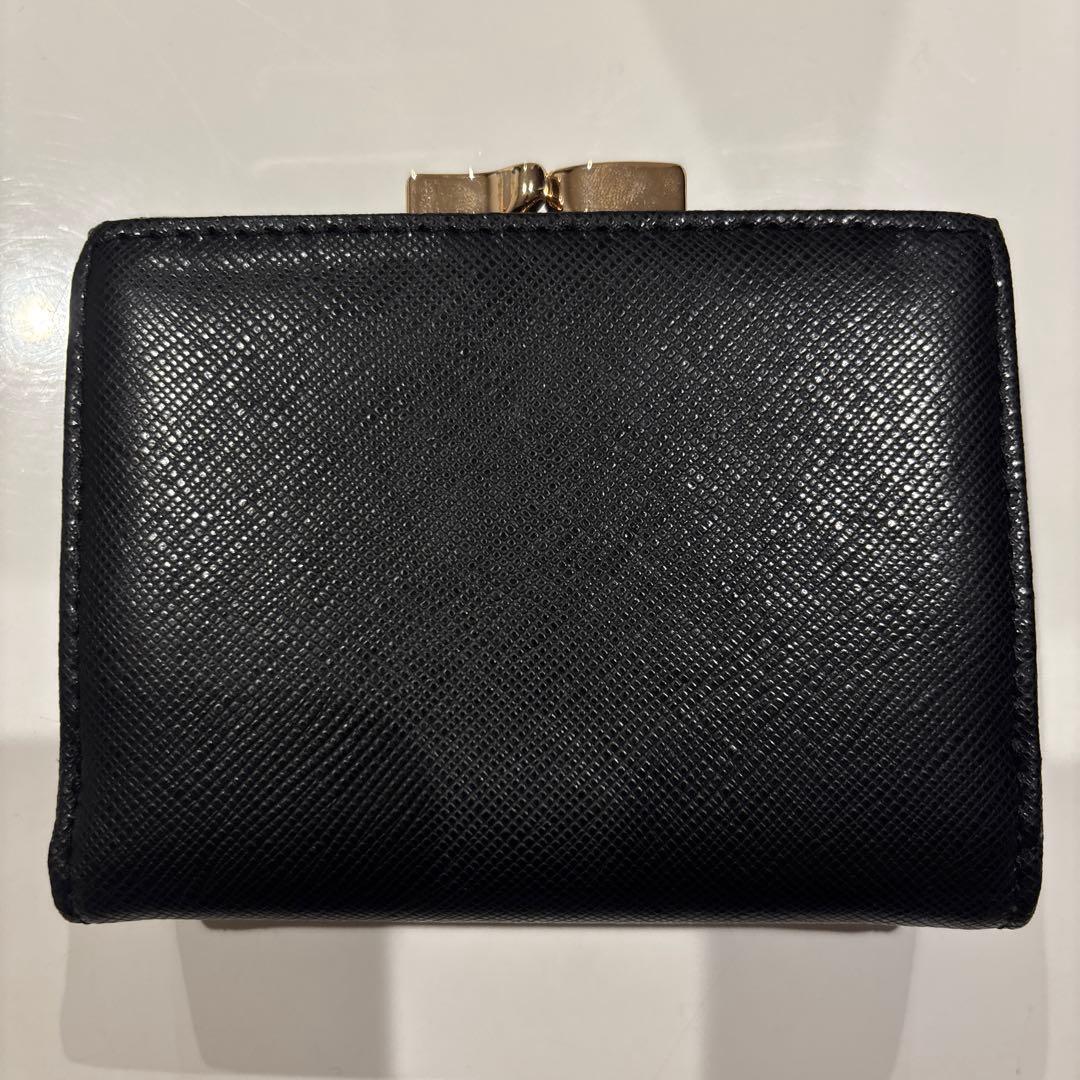 【極美品】 ヴィヴィアン・ウエストウッド 三つ折財布 がま口 ブラック